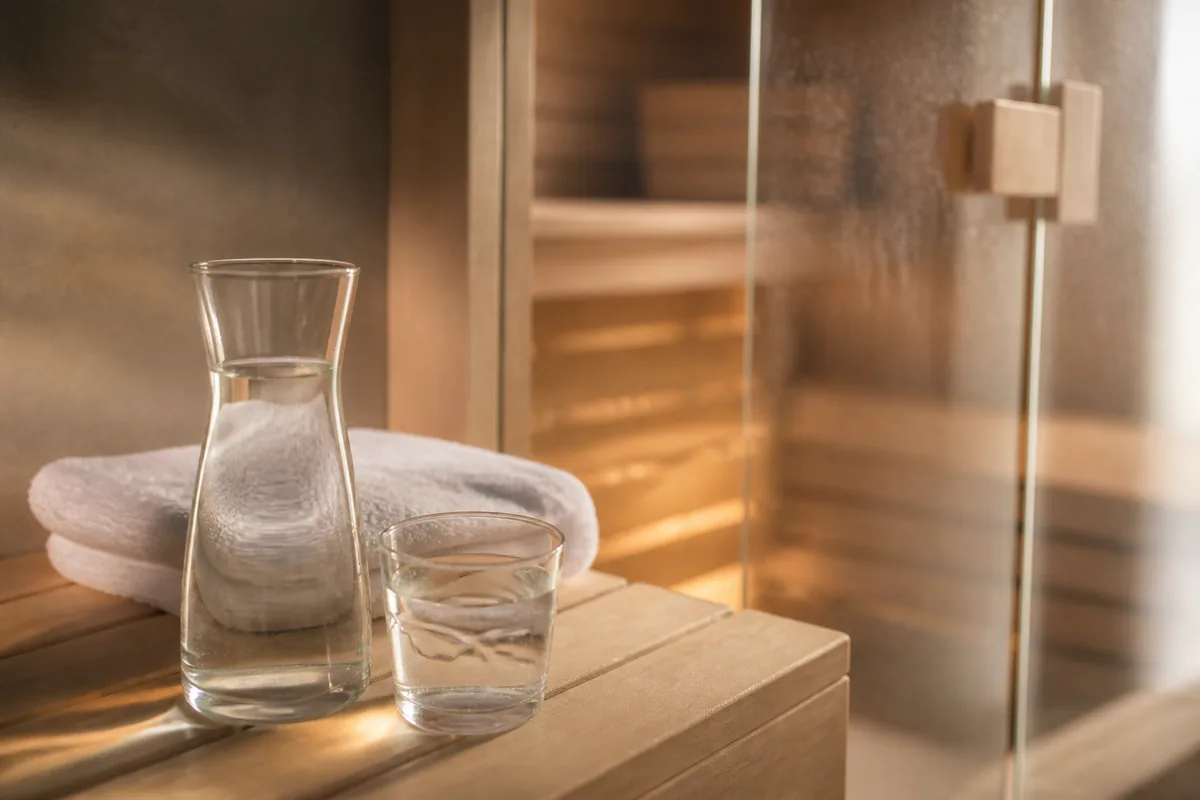 Déshydratation après sauna et hammam : boire, reminéraliser